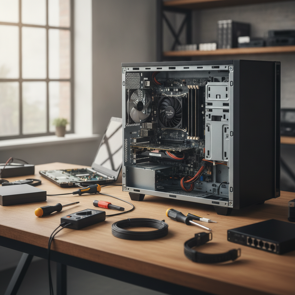 Pc Repair - No Face and No Text